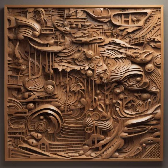 نموذج ثلاثي الأبعاد لآلة CNC 3D Art 